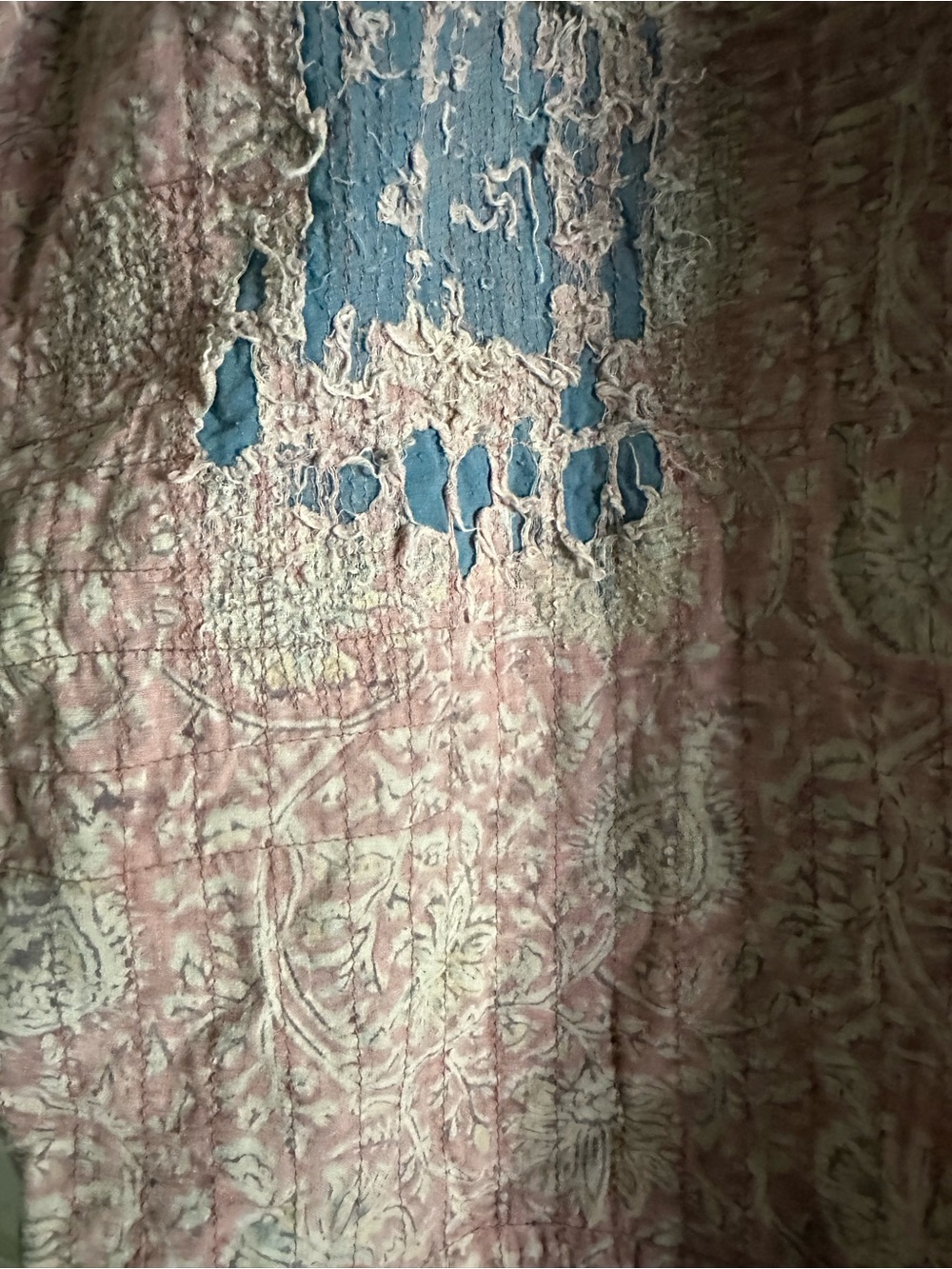 Magnolia Pearl Roe Pant dusty pink floral block print - Picture 6 of 7